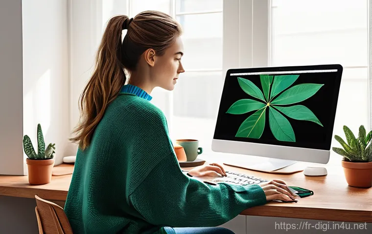 디지털 일러스트 실무 사례와 노하우 - **Optimized Digital Workflow in a Modern Studio**
    A highly detailed, brightly lit photograph of ...