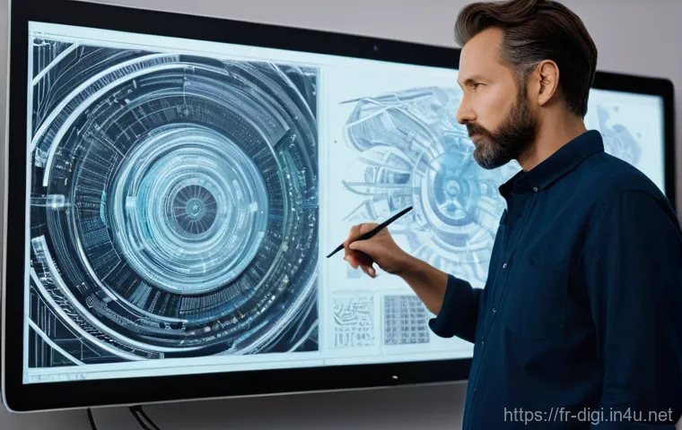 디지털 일러스트 이직 준비 체크리스트 - **Prompt:** "A young, focused female digital artist, mid-20s, with short, stylish hair and wearing a... 디지털 일러스트 이직 준비 체크리스트 - **Prompt:** "A young, focused female digital artist, mid-20s, with short, stylish hair and wearing a...